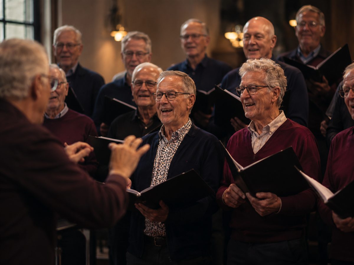 Zanggroep Spontaan zingt Nederlandstalige muziek